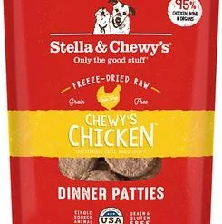 Stella And Chewy's Chewy’s Chicken Freeze-Dried Raw Dinner Patties