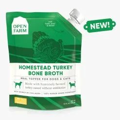 OPEN FARM Homestead Turkey Bone Broth For Dogs