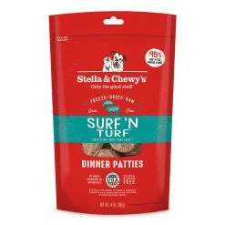 Sport And Hound Stella And Chewy's Surf ‘N Turf Freeze-Dried Raw Dinner Patties