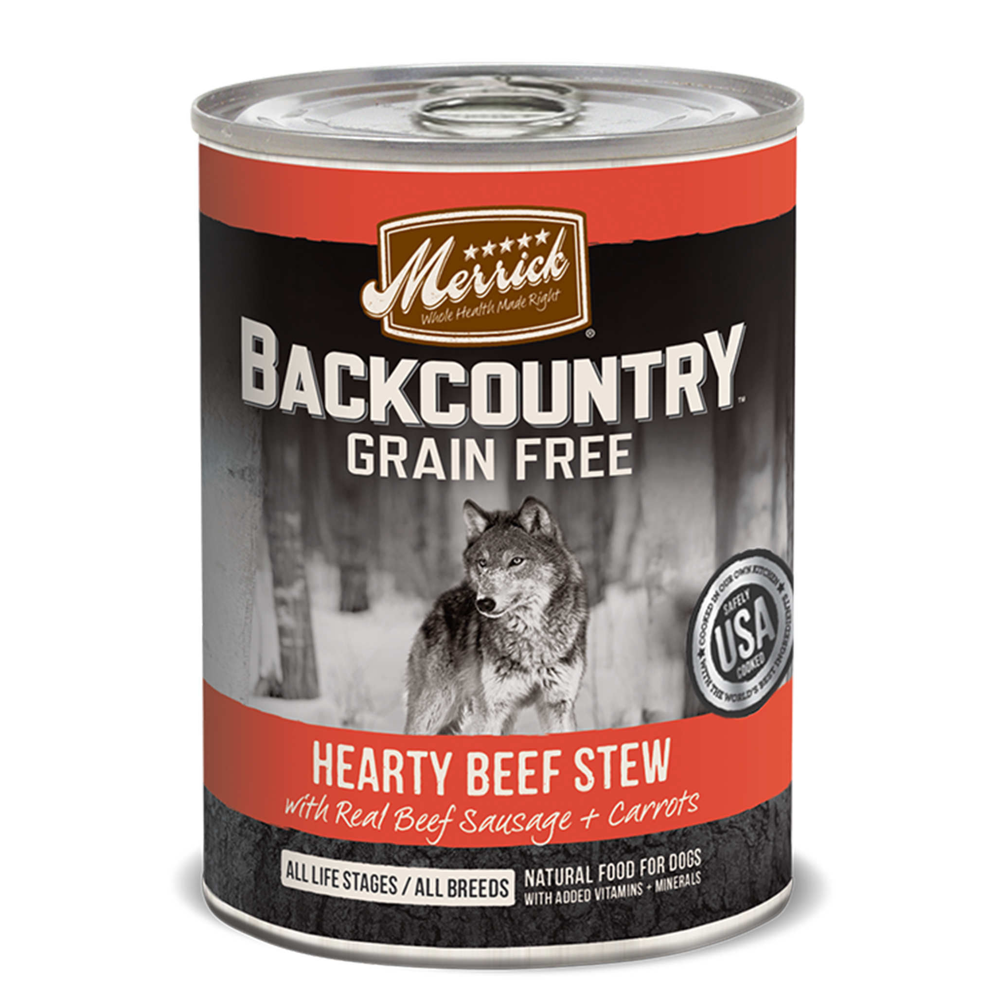 Merrick Backcountry Grain Free Hearty Beef Stew Wet Dog Food