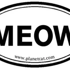 Planet Dog Euro Sticker - MEOW