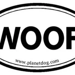 Planet Dog Euro Sticker - WOOF