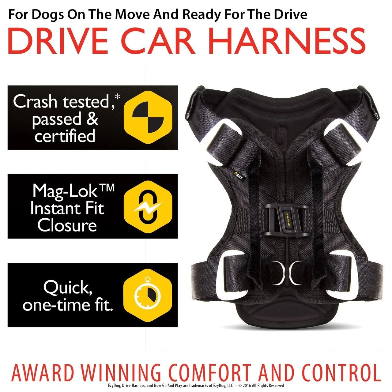 EzyDog DRIVE DOG CAR HARNESS - Image 4