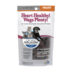 Ark Naturals Gray Muzzle Heart Healthy! Wags Plenty! Dog Treats
