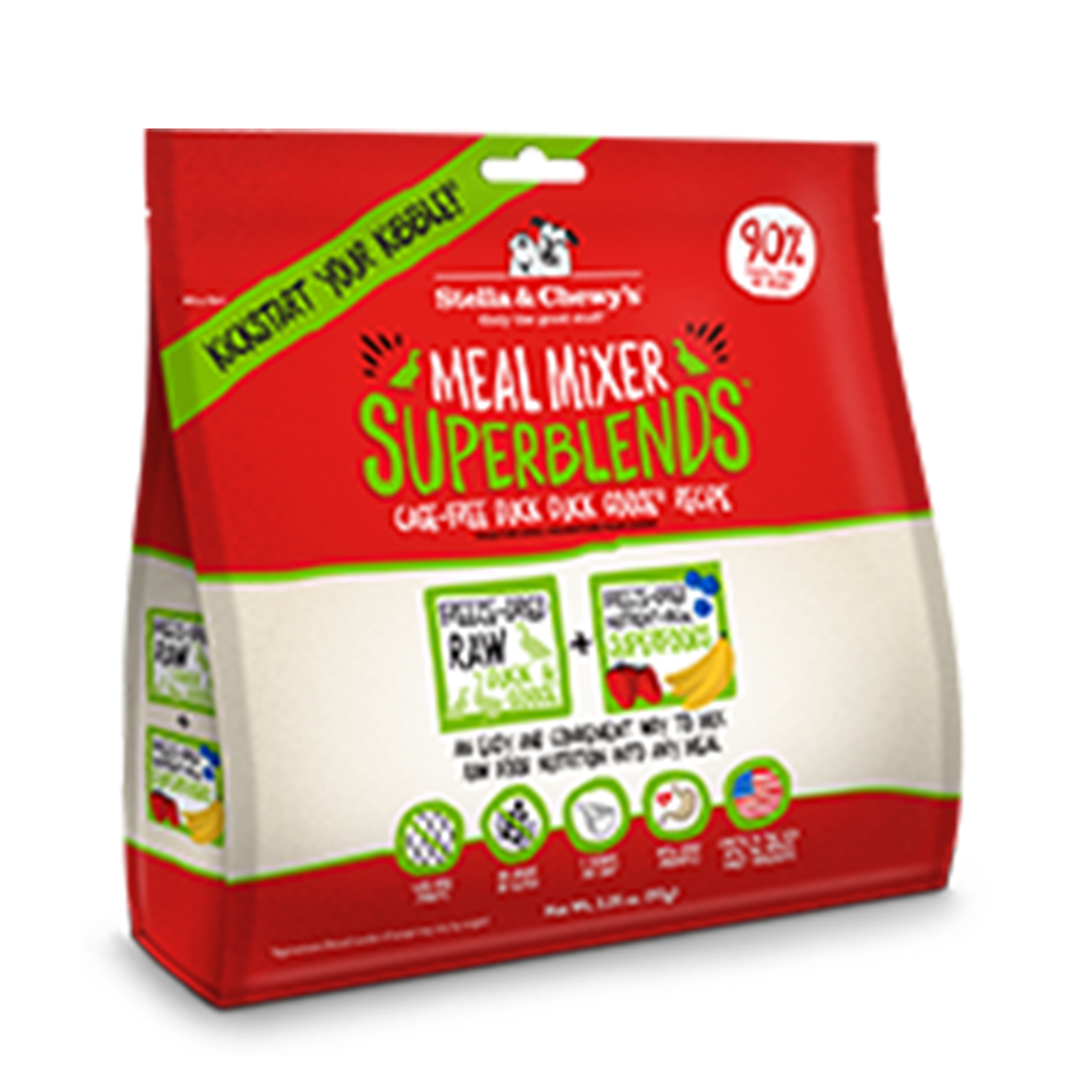Stella And Chewy's Cage-Free Duck Duck Goose Recipe Freeze-Dried SuperBlends